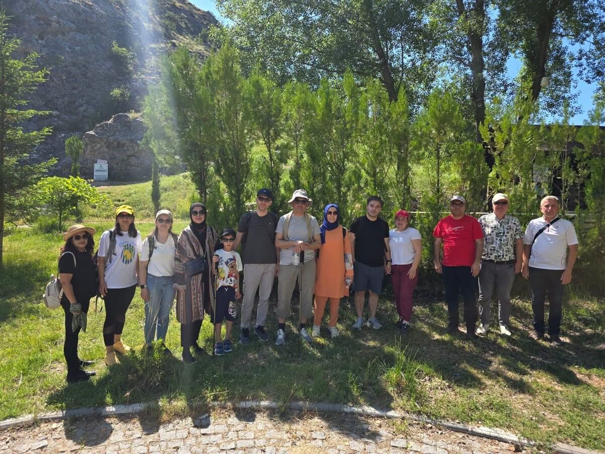 Bilecik'in Harmankaya Kanyonu'nda doğa ve sanat buluşması