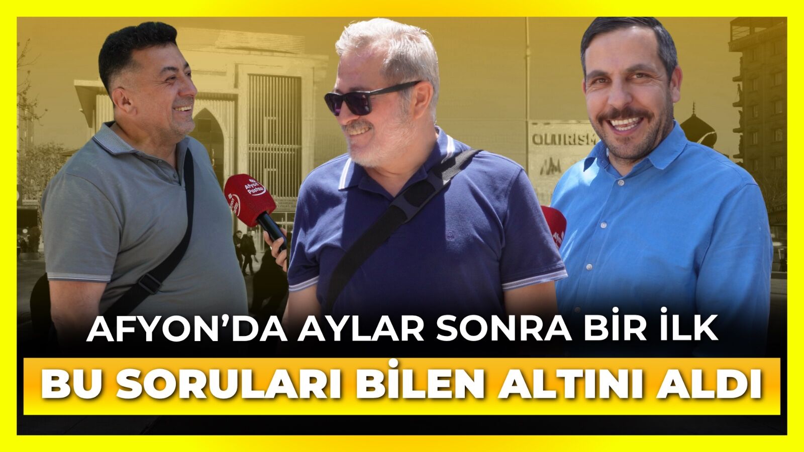 Afyon’da aylar sonra bir ilk: Bu 3 soruyu bilen altını kaptı