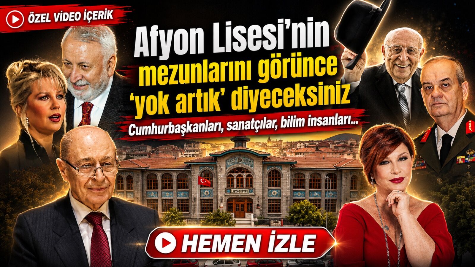 Afyon’daki bu lisenin mezunlarını görünce “yok artık” diyeceksiniz: Cumhurbaşkanları, sanatçılar, bilim insanları…