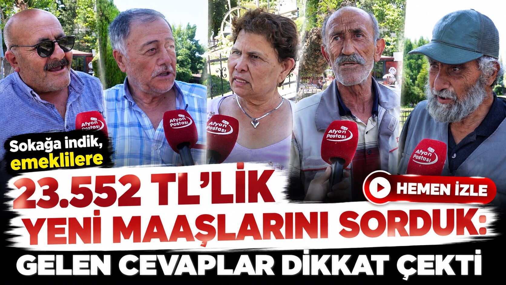 Sokağa indik, emeklilere 23.552 TL’lik yeni maaşlarını sorduk: Gelen cevaplar dikkat çekti