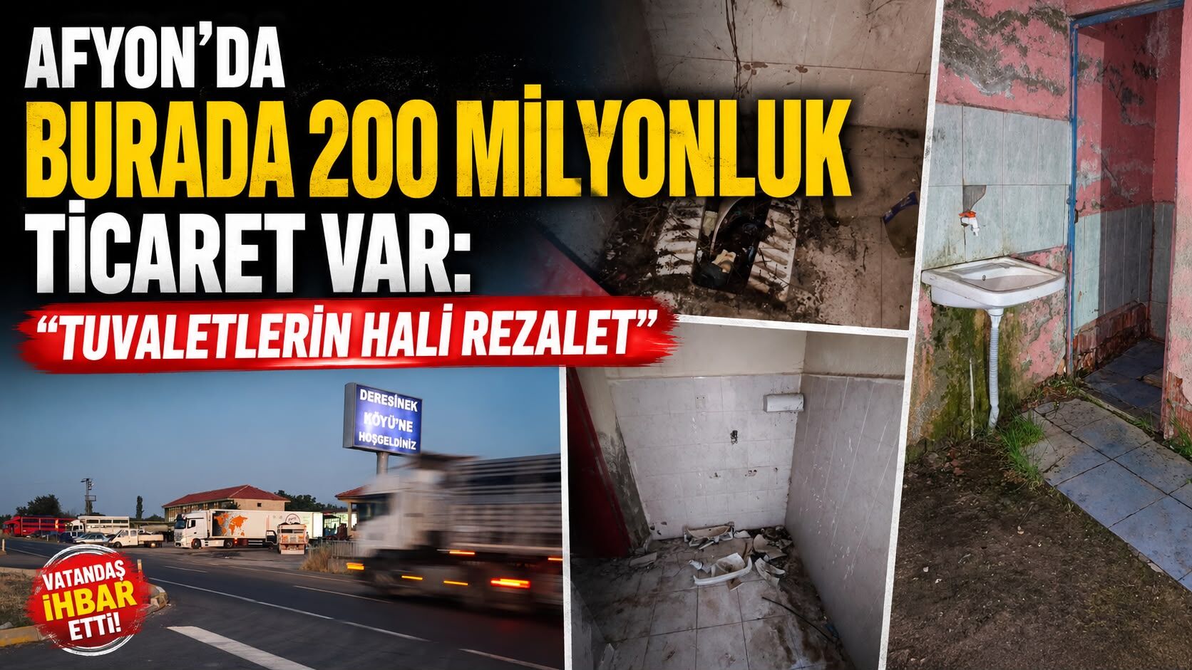 Afyon’da burada 200 milyonluk ticaret var: “Tuvaletlerin hali rezalet”