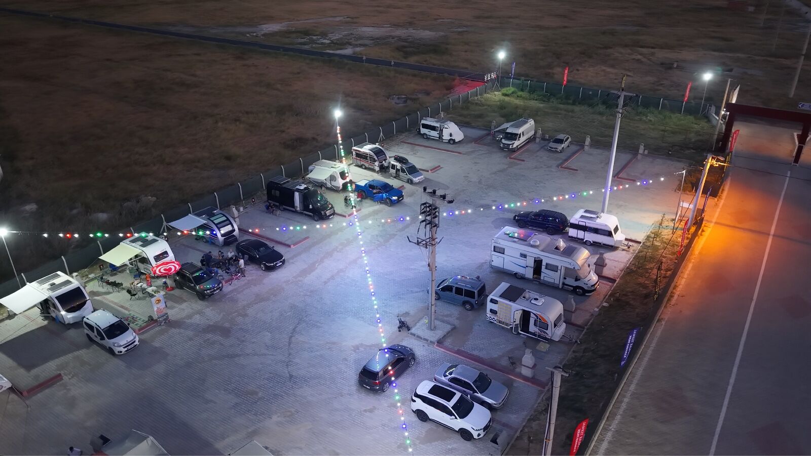 Afyon’da yeni açılan karavan parkına yoğun ilgi: Fransa’dan bisikletle gelen gençler de konakladı