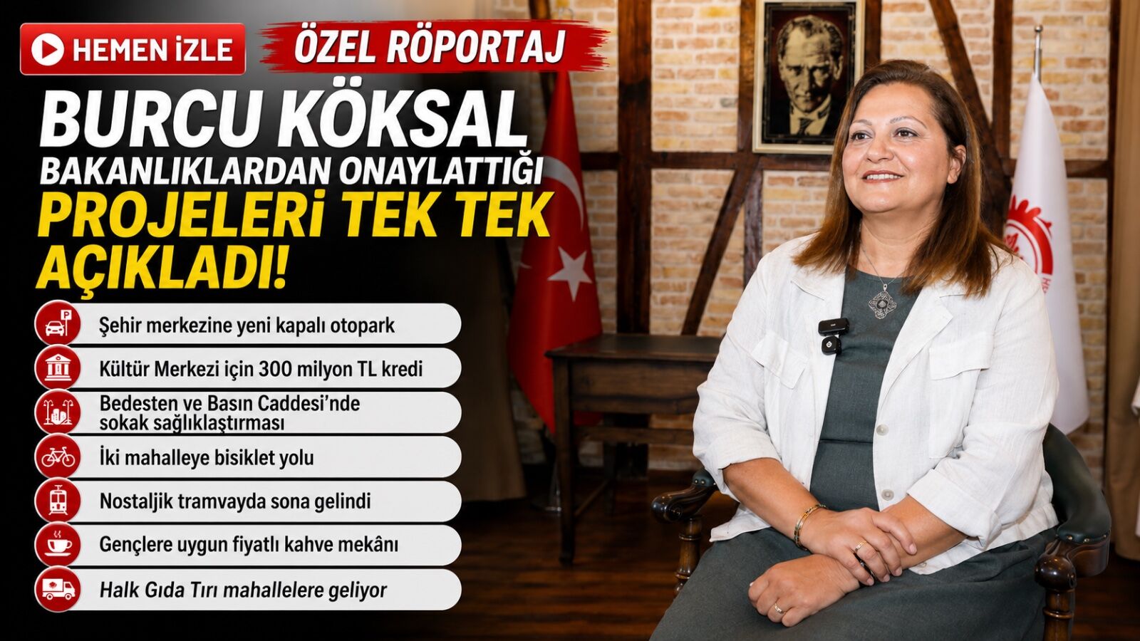Burcu Köksal açıkladı: Bakanlıklardan Afyon’a hangi yatırımlar geliyor?  Kapalı otopark, tramvay, bisiklet yolları...