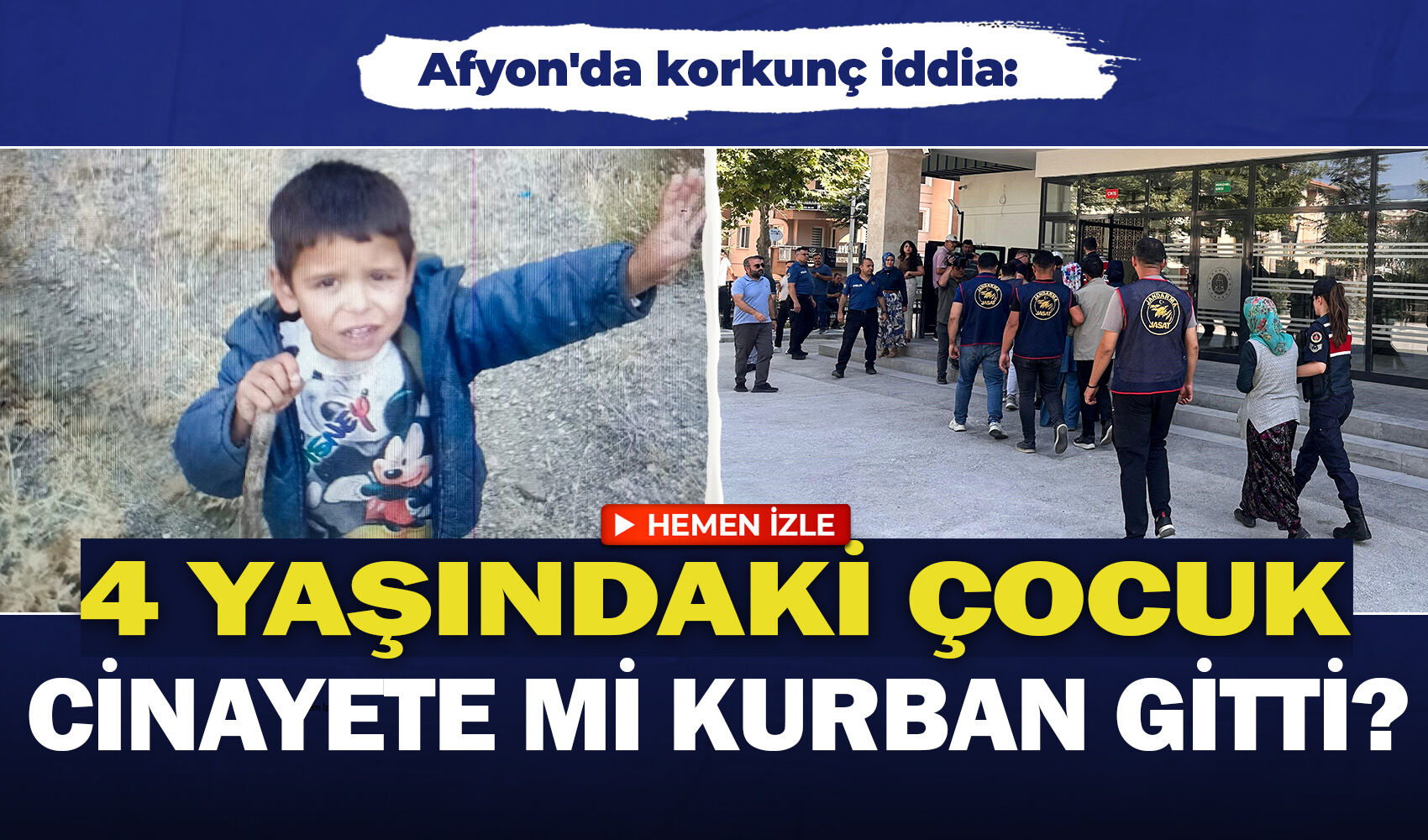 Afyon'da korkunç iddia: 4 yaşındaki çocuk cinayete mi kurban gitti?