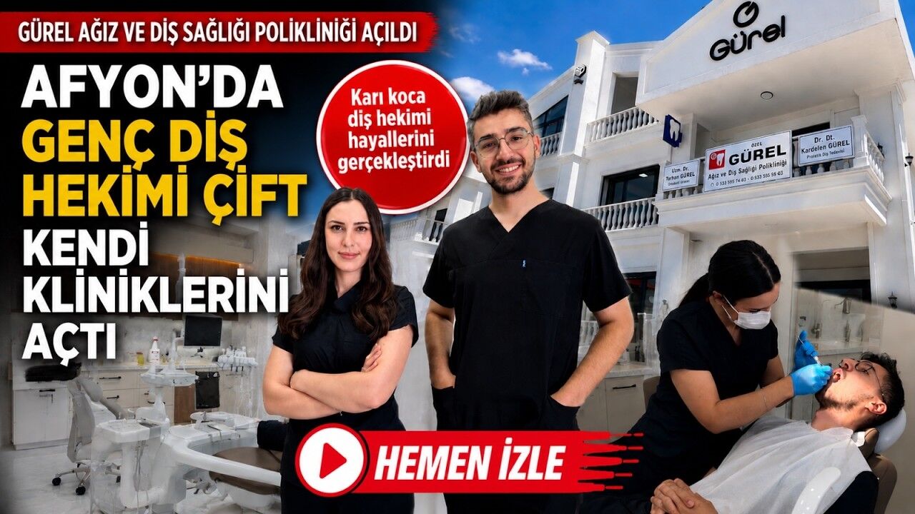 Karı koca diş hekimi aynı hayali kurdu, Afyon'da gerçeğe dönüştürdü
