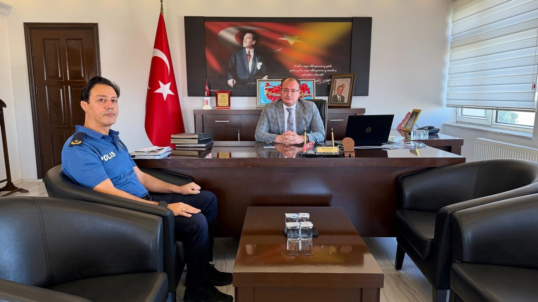 Afyon Bolvadin İlçe Emniyet Müdürü Arıkan göreve başladı