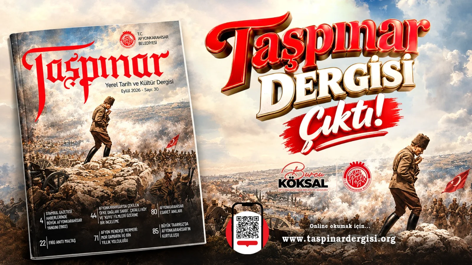 Taşpınar Dergisi'nin 30. sayısı okurlarıyla buluştu: 1932'den bugüne uzanan kültür mirası