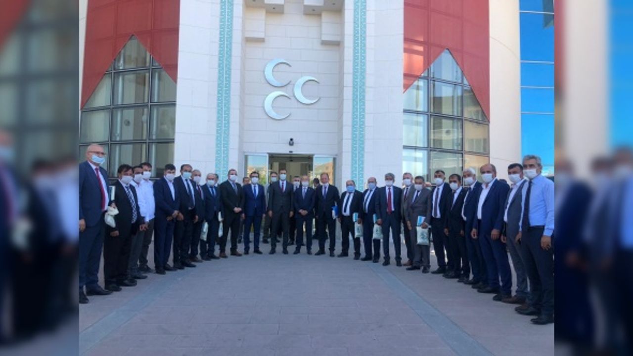 Afyonlu başkanlar MHP Lideri Bahçeli ile görüştü