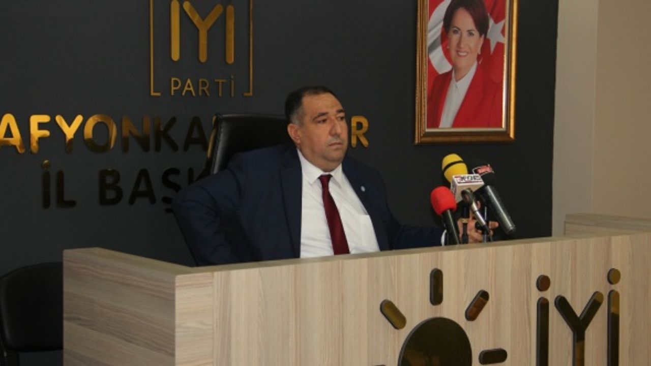 İYİ Partili Mısırlıoğlu'ndan Afyon’a kurulacak EDS ile ilgili açıklama