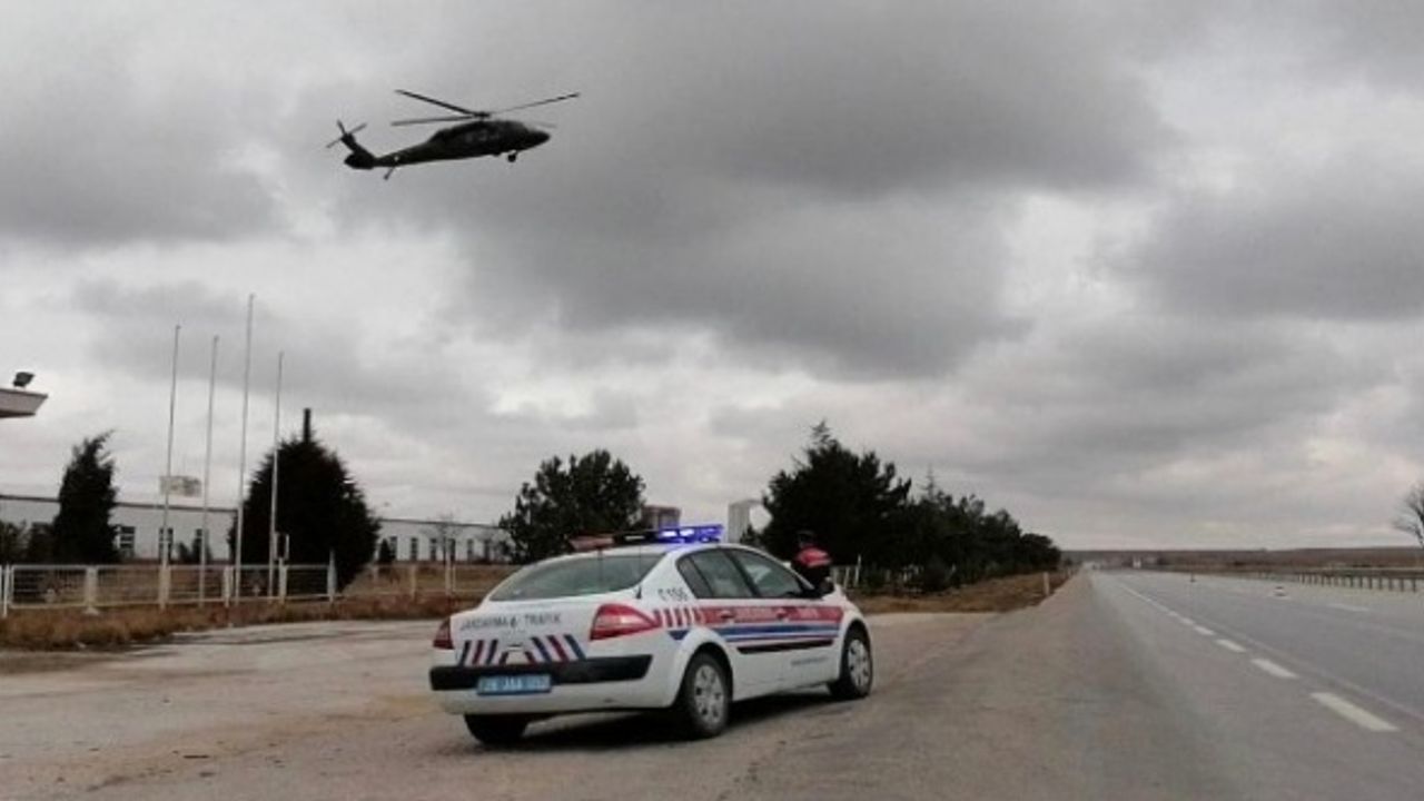 Jandarma Afyon-Eskişehir yolunu havadan denetleyecek