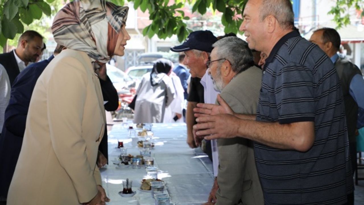 Afyon'da Çay ilçesinde bayramlaşma yapıldı