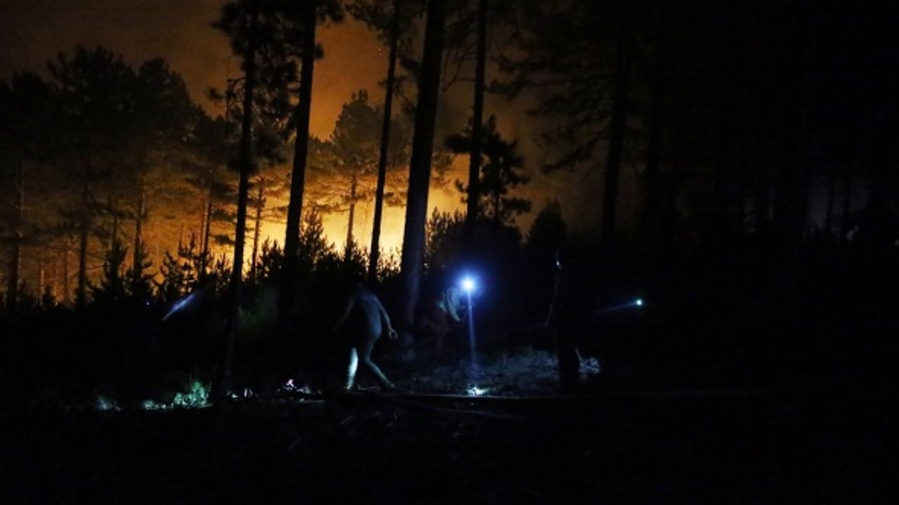 Kütahya'da orman yangını: 200 hektarlık alan yanıyor!