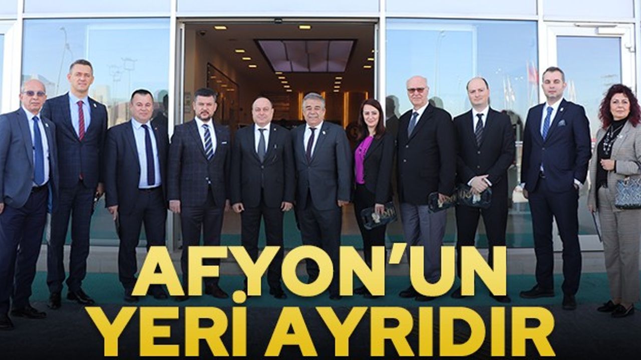 Afyon, Türkiye'de önemli bir yere sahip