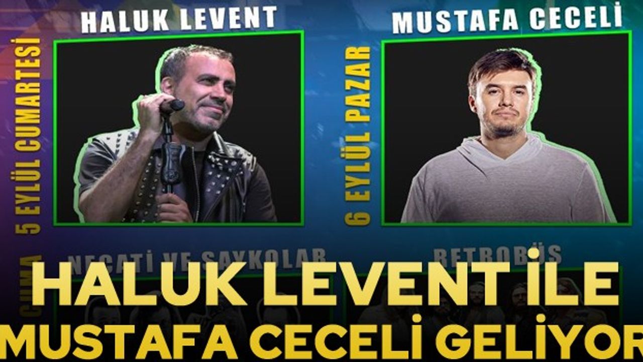 Haluk Levent ve Mustafa Ceceli Afyon'a geliyor