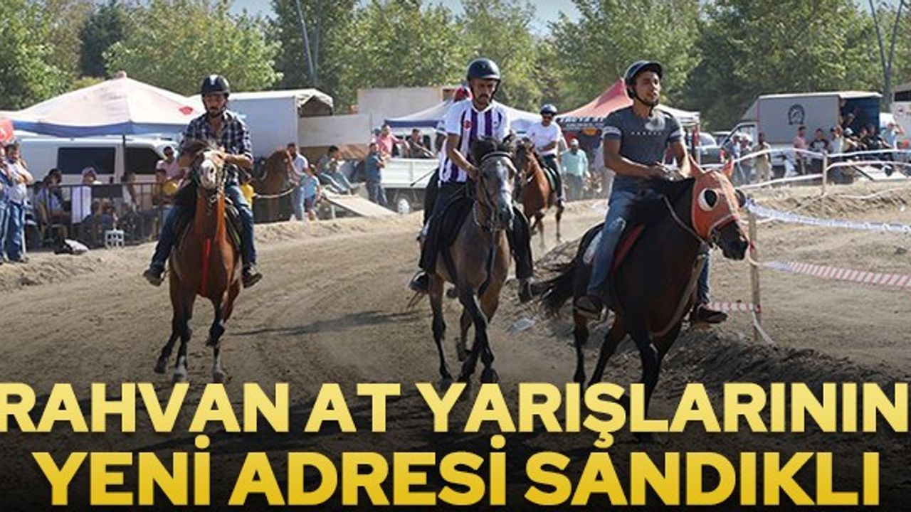 Sandıklı'da rahvan at yarışları düzenlenecek