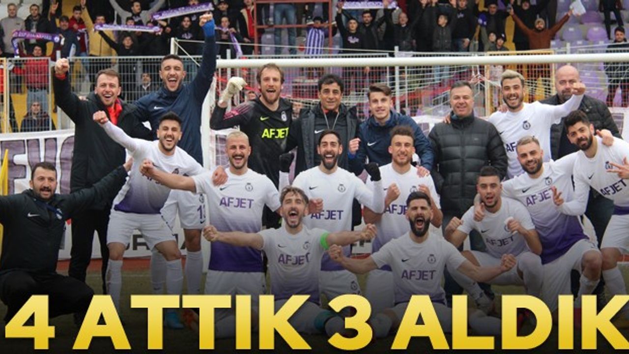 Afjet Afyonspor, Konya'yı 4 golle geçti