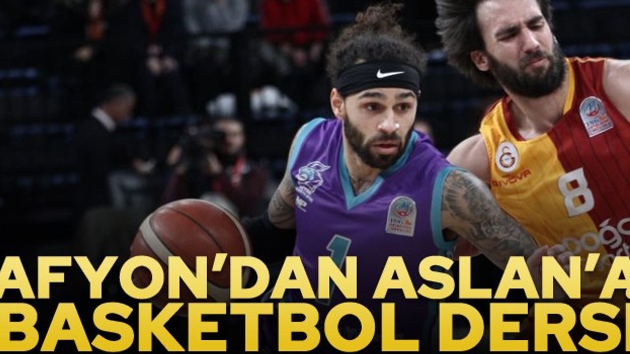 Afyon, Galatasaray'a basketbol dersi verdi