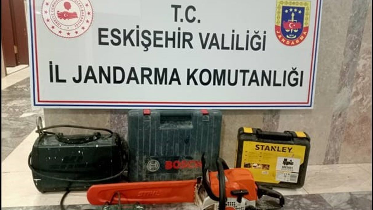 Eskişehir'de şok eden hırsızlık: Evden kaynak makinesi, ağaç kesme makinesi beton delici çaldılar