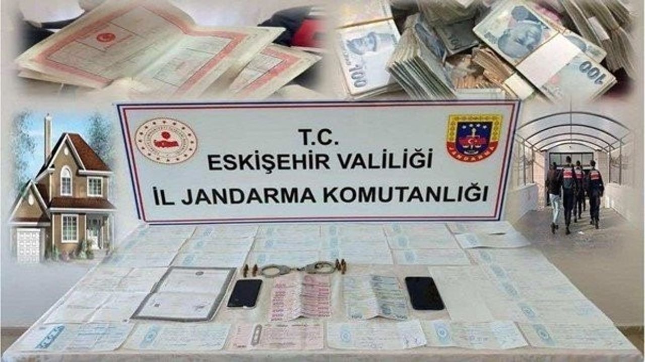 Eskişehir'de tefecilikten 447 milyon TL değerinde mal varlığı bulunan şahıslar yakalandı