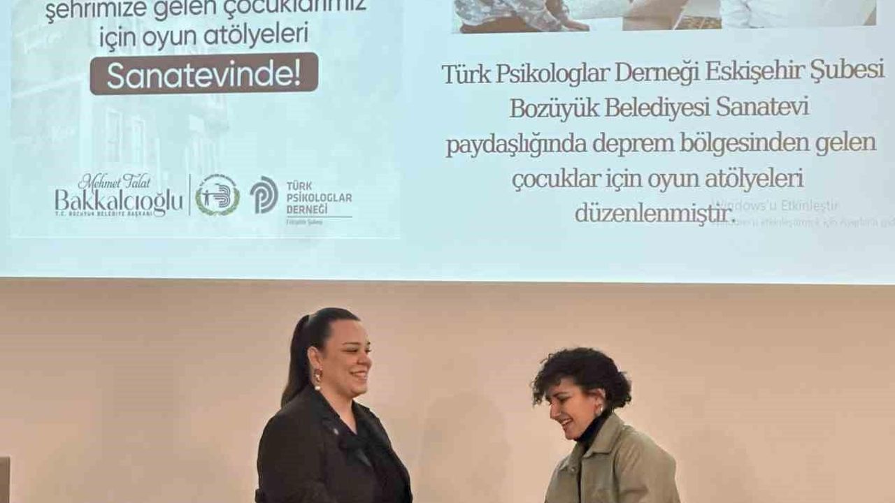 Türk Psikologlar Derneği’nden Bozüyük Belediyesi’ne teşekkür plaketi