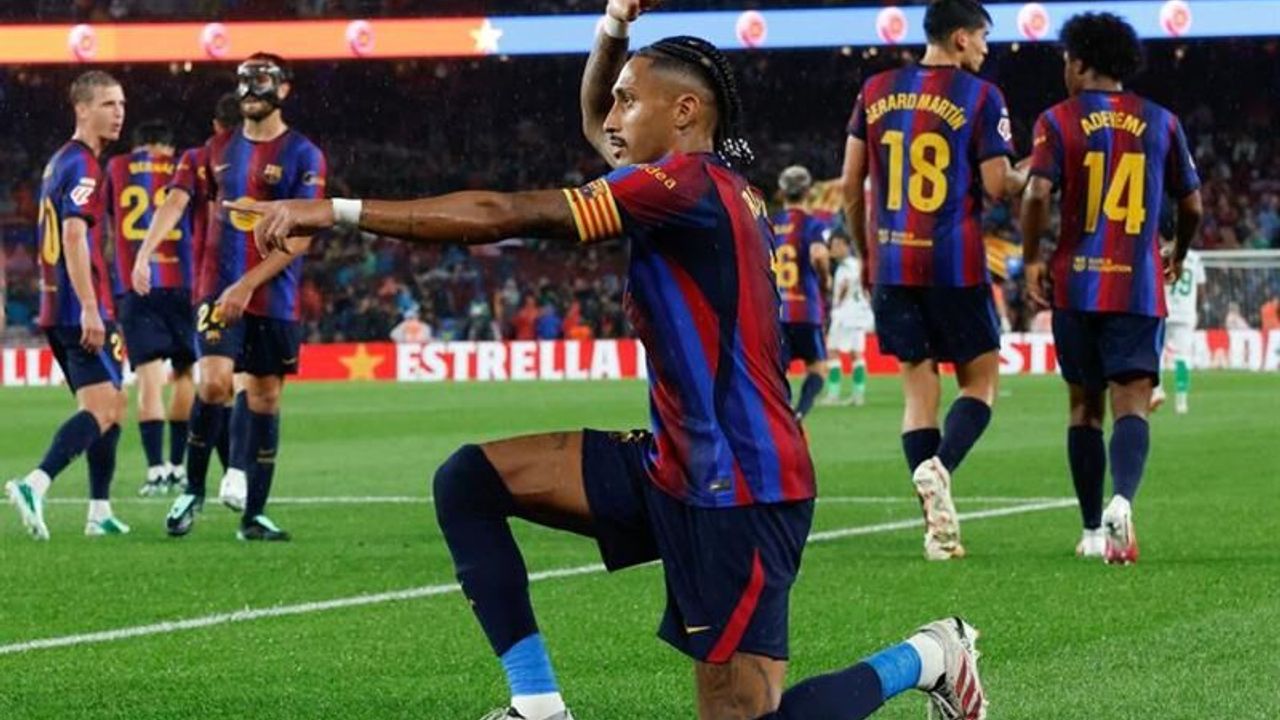 Barcelona'dan evinde Racing Santander'e gol yağmuru!