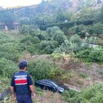 Bilecik'te Otomobil Dere Yatağına Uçtu: Sürücü Yaralandı