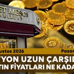 Afyon Uzun Çarşı’da bugün altın fiyatları ne kadar? 3 Ağustos 2026 Pazartesi