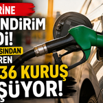 Motorine Dev İndirim Geldi: Gece Yarısından İtibaren 5 TL 36 Kuruş Düşüyor!