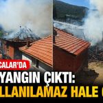 Afyon Hocalar'da evde yangın çıktı: Ev kullanılamaz hale geldi!