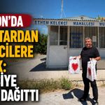 Afyon’da o muhtardan öğrencilere destek: Kırtasiye paketi dağıttı