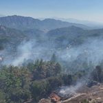Burdur’da orman yangını: Ekipler havadan ve karadan müdahale etti