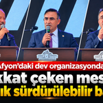 Afyon’daki dev organizasyonda dikkat çeken mesaj: “9 yıllık sürdürülebilir başarı”