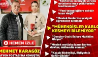 Elektrikçiler Oda Başkanı Karagöz: "Mühendislerin Eline Kablo Veriyoruz, Kesmeyi Bilemiyor"