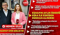 Mahmut Emin Birliktir: “Esnafın aylık ödediği kira ile eskiden dükkan alınırdı”
