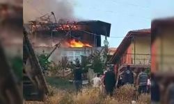 Afyon Şuhut'ta ev alev alev yandı!