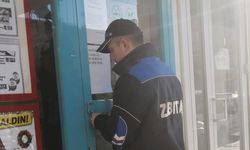 Afyon'da zabıtalar zincir marketi mühürledi!