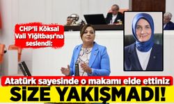 CHP’li Köksal’dan Vali Yiğitbaşı’na: Size yakışmadı