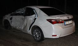 Afyon'da tır ile otomobil çarpıştı, 2 kişi yaralandı!