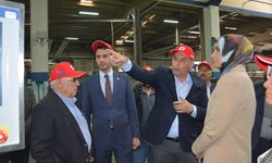 Vali Yiğitbaşı, İscehisar'da üretim tesisi ve Organize Sanayi Bölgesi'nde incelemelerde bulundu