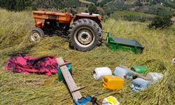 Manisa'da traktörün devrilmesi sonucu 1 kişi öldü