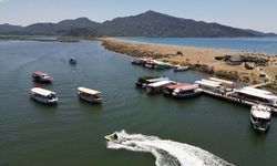 Muğla Dalyan'da turizmciler bayram hareketliliğinden memnun