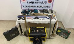Eskişehir'de kaçak kazı yapan 5 şüpheli suçüstü yakalandı