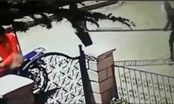 Eskişehir'de otopark girişindeki demir mazgal saniyeler içinde çalındı!