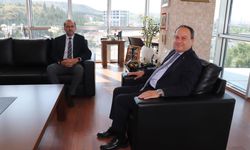 AFSÜ Rektörü Okumuş'tan ATSO Başkanı Serteser'e hayırlı olsun ziyareti