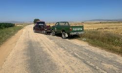 Afyon'da görev yapan müdür kaza yaptı: Yaralılar var...