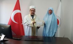 Alman vatandaşı Jennifer, Aydın'da Müslüman oldu