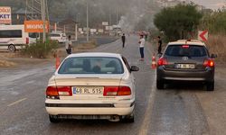 Muğla'da LPG yüklü tankerde yangın çıktı!