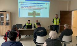 Afyon'da jandarmadan kurum şoförlerine eğitim