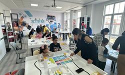 Afyon'da öğrenciler ara tatilde kodlama öğreniyor