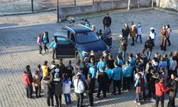 Afyon'da Yerli Malı Haftası'nda öğrencilere TOGG sürprizi